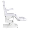 Electro-floor cosmetic chair kate 4 strong. white