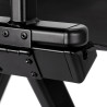 Black aluminum make-up chair