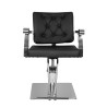 Gabbiano black lyon hairdressing chair