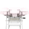Ivette eyelash treatment chair pink