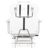 Ivette eyelash treatment chair white