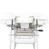 Ivette eyelash treatment chair white