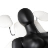 Ivette eyelash treatment chair white