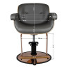 Gabbiano hairdressing chair gray venice
