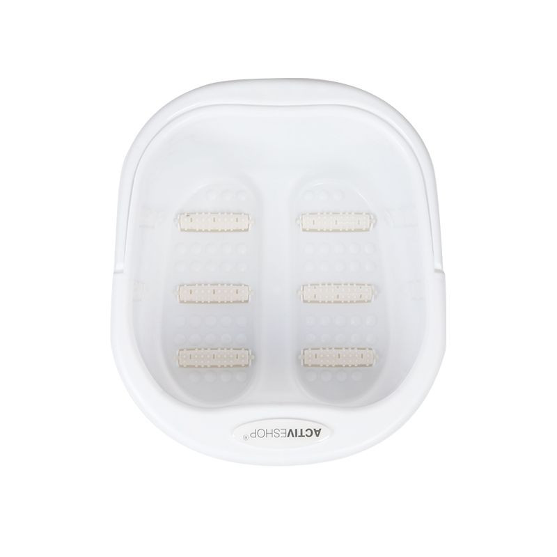 Pedicure bowl with rollers white lich