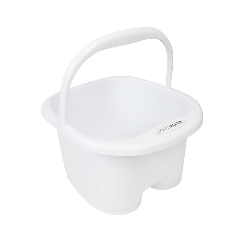 Pedicure bowl with rollers white lich