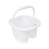 Pedicure bowl with rollers white lich