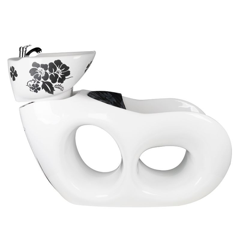 Gabbiano white mallow hairdressing wash unit