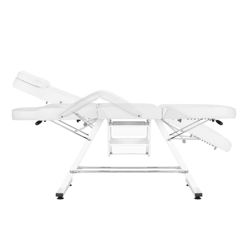 SILLON COSMETIC CHAIR WITH CUVETTES WHITE