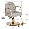 GABBIANO HAIRDRESSING CHAIR ACRI GOLD - BEIGE