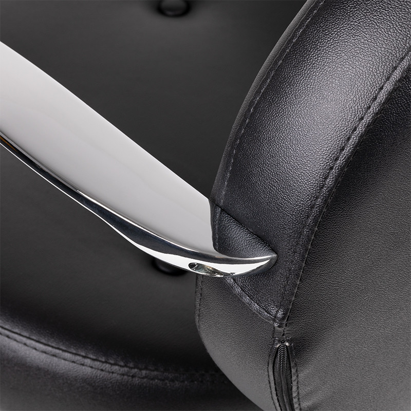 GABBIANO HAIRDRESSING CHAIR ASTI BLACK