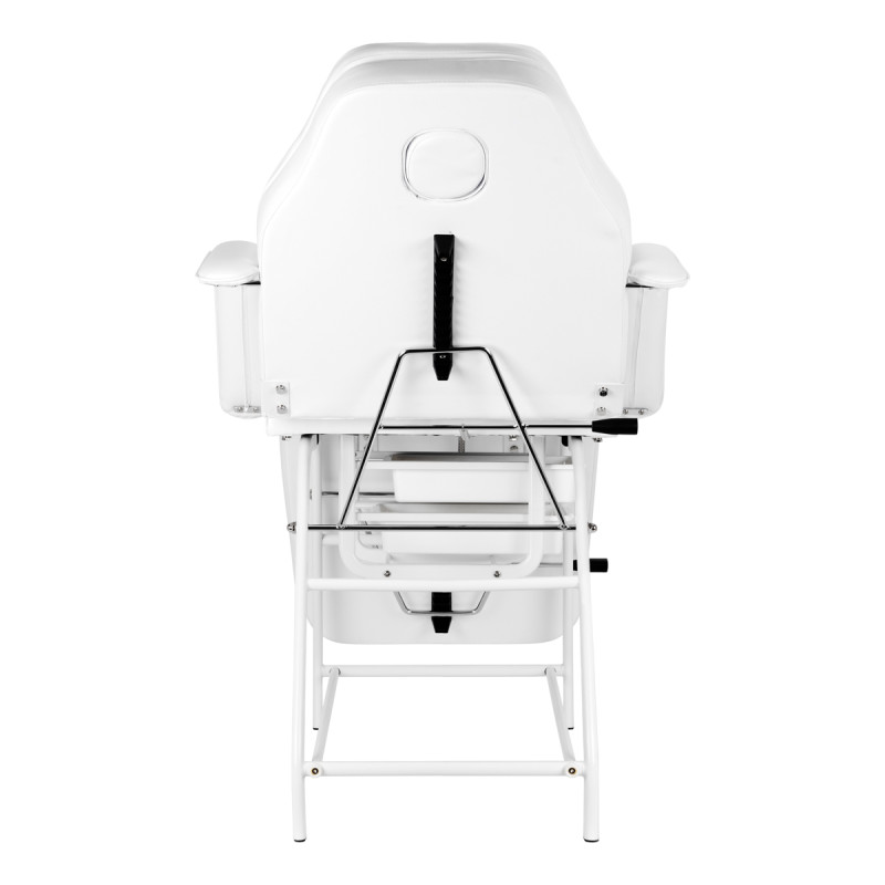 COSMETIC CHAIR 557A WITH CUVETTE WHITE