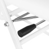 COSMETIC CHAIR 557A WITH CUVETTE WHITE