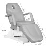 ELECTRIC COSMETIC CHAIR SOFT 1 MOTOR. GRAY