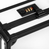 BARBER WHITE AND BLACK HAIRDRESSING SUITCASE