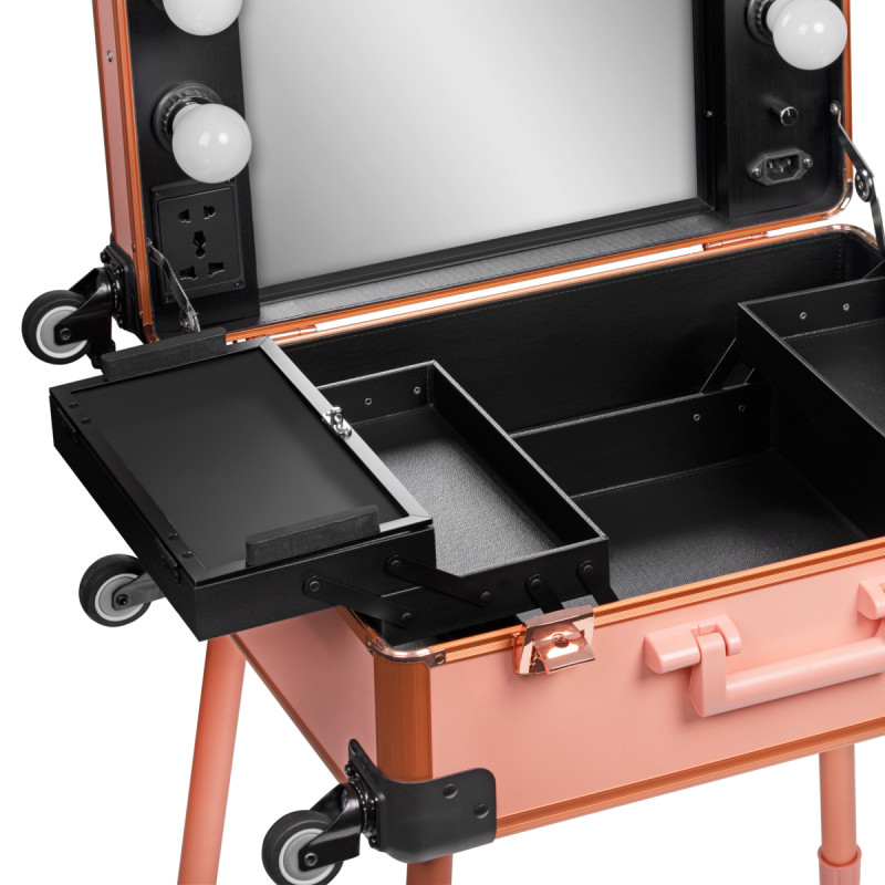 CASE PORTABLE STAND T-27 ROSE GOLD