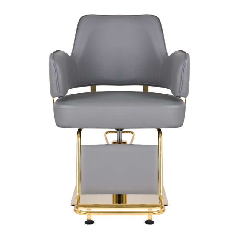GABBIANO HAIRDRESSING CHAIR LINZ GOLD GREY