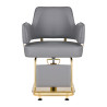 GABBIANO HAIRDRESSING CHAIR LINZ GOLD GREY