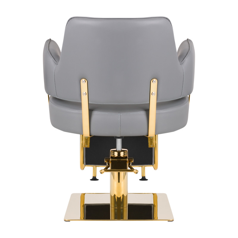 GABBIANO HAIRDRESSING CHAIR LINZ GOLD GREY
