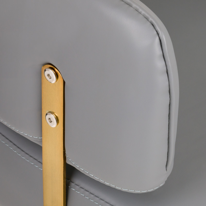 GABBIANO HAIRDRESSING CHAIR LINZ GOLD GREY