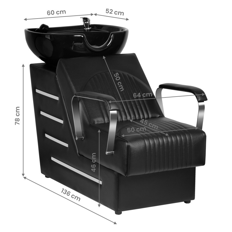 GABBIANO BLACK ORLEAN HAIR WASH UNIT