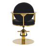 GABBIANO HAIRDRESSING CHAIR ARRAS BLACK GOLD