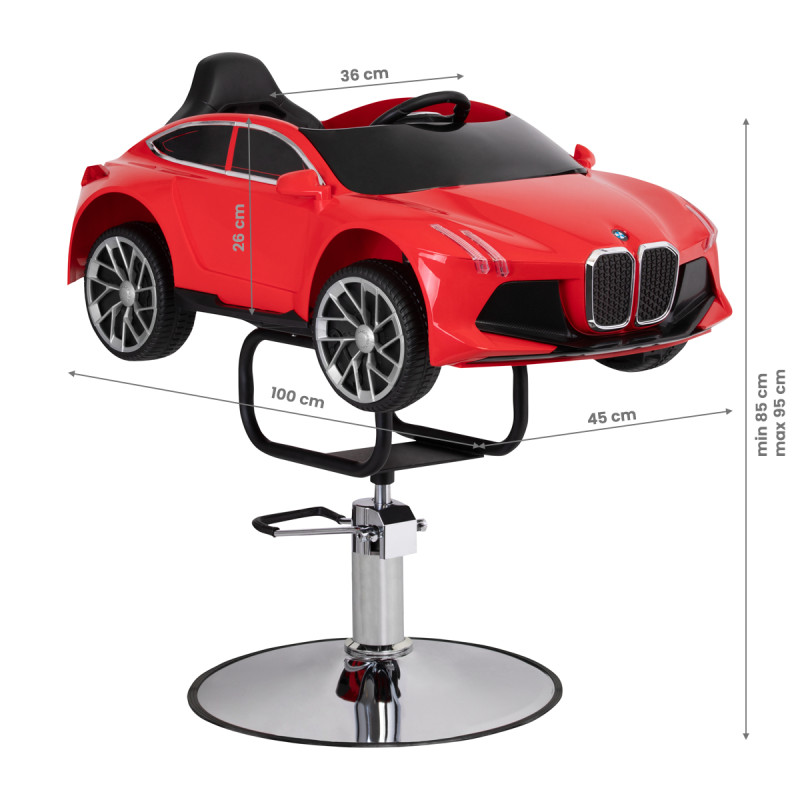BMW CHILDREN'S CAR STYLING CHAIR RED