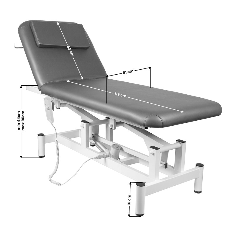 Electric bed massage 079 1 intens. Gray