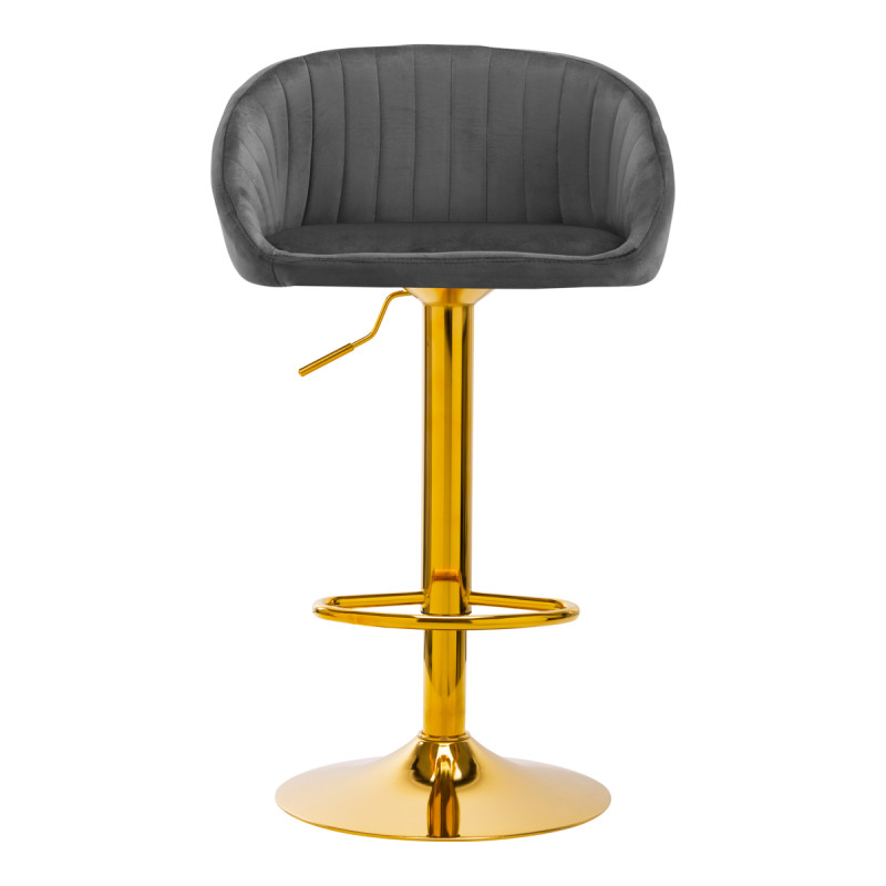 4Rico Bar Hocker QS-B16G velvet gray