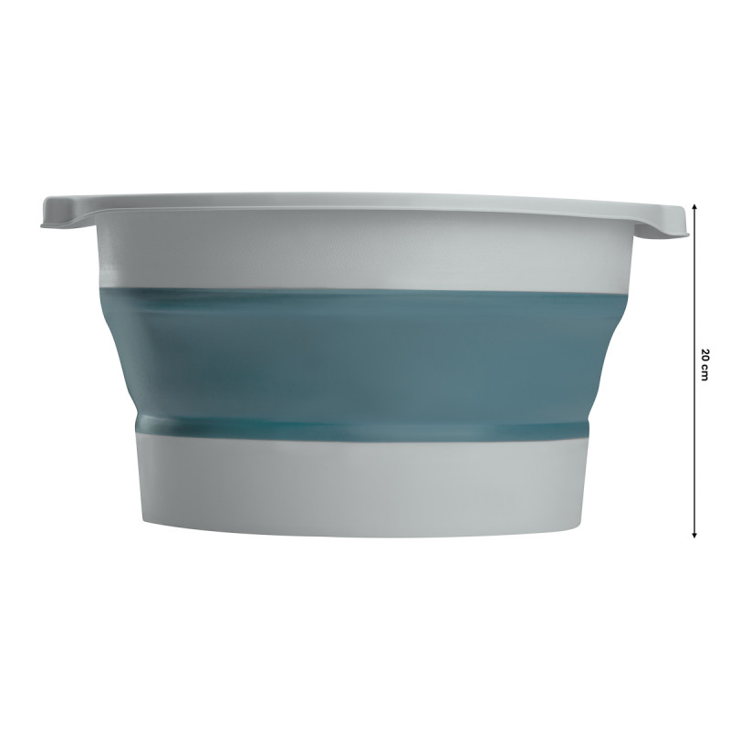 PEDICURE BOWL FOLDABLE BLUE