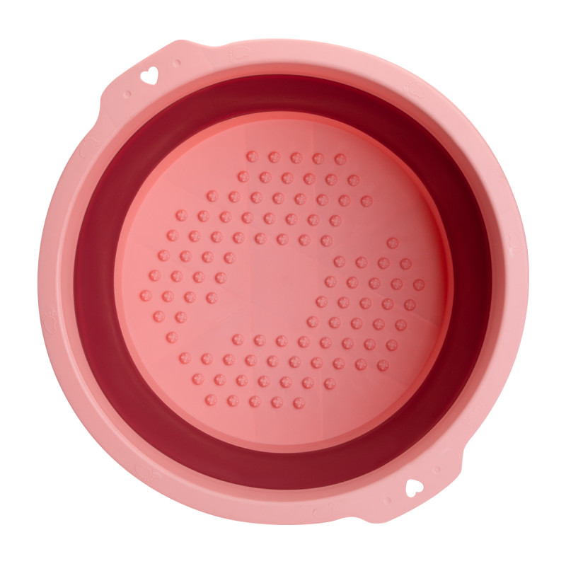 PEDICURE BOWL FOLDABLE PINK