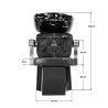 GABBIANO HAIR WASH UNIT LYON BLACK