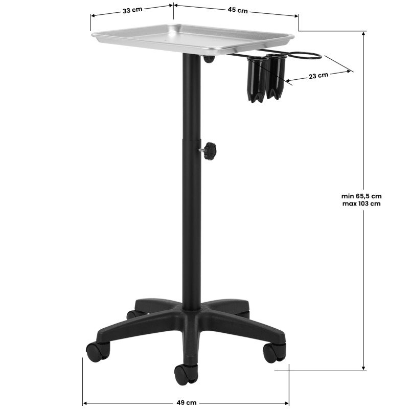 GABBIANO HAIRDRESSER TROLLEY L-121B