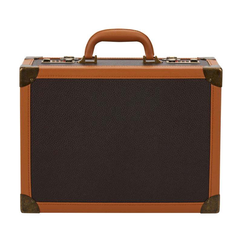 BARBER BROWN HAIRDRESSING SUITCASE