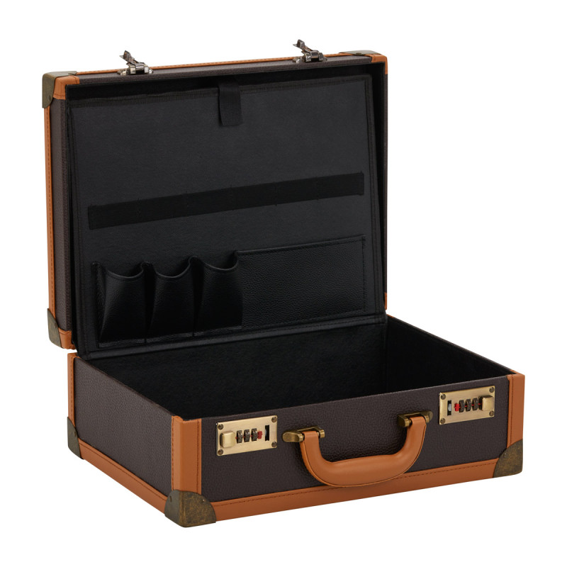 BARBER BROWN HAIRDRESSING SUITCASE