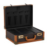 BARBER BROWN HAIRDRESSING SUITCASE