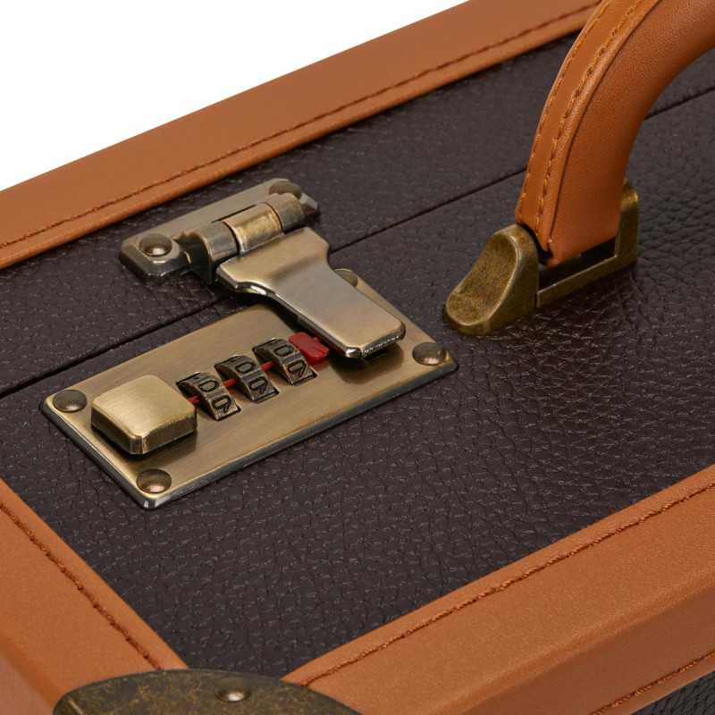 BARBER BROWN HAIRDRESSING SUITCASE