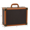 BARBER BROWN HAIRDRESSING SUITCASE