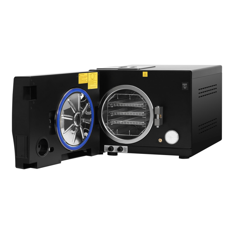 LAFOMED AUTOCLAVE STANDARD LINE LFSS08AA LED WITH PRINTER 8 L CL. B MEDICAL BLACK