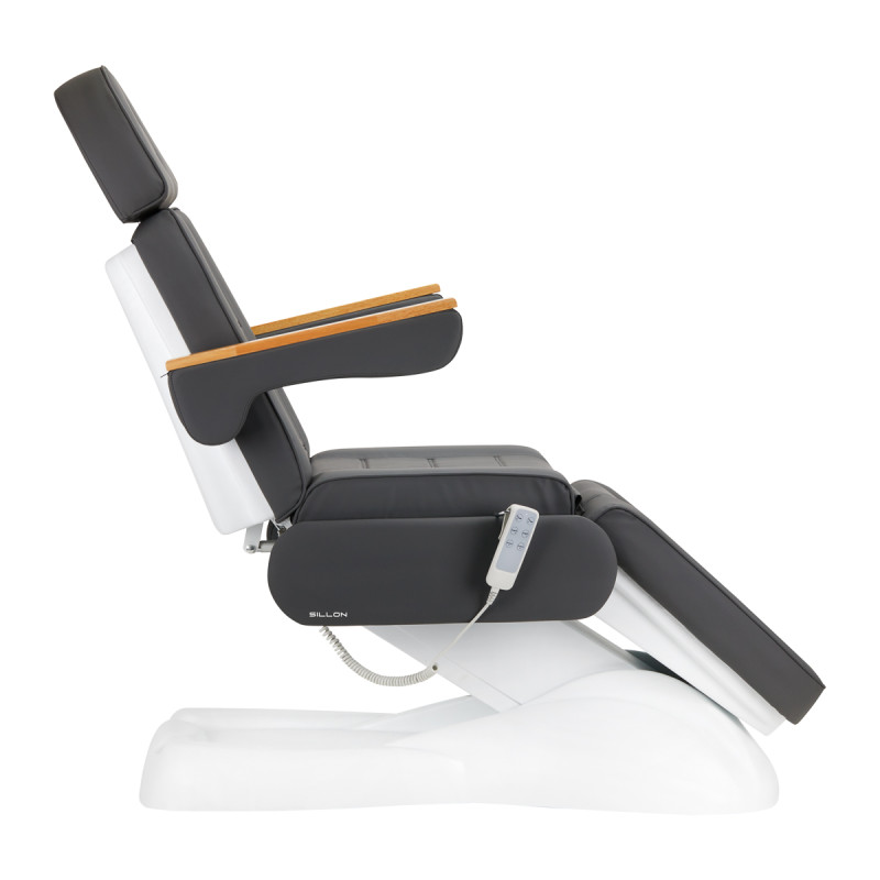 Electric cosmetic chair SILLON Lux 273b 3 actuators gray