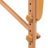 WOODEN FOLDING MASSAGE TABLE COMFORT ACTIV FIZJO LUX 2-SECTIONS 190X70 WHITE
