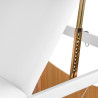 WOODEN FOLDING TABLE FOR MASSAGE COMFORT ACTIVFIZJO LUX 3 SECTIONS 190X70 WHITE