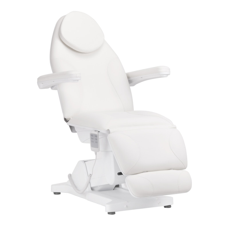 Sillon Basic electric cosmetic chair 3 motors white