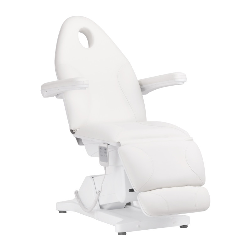 Sillon Basic electric cosmetic chair 3 motors white
