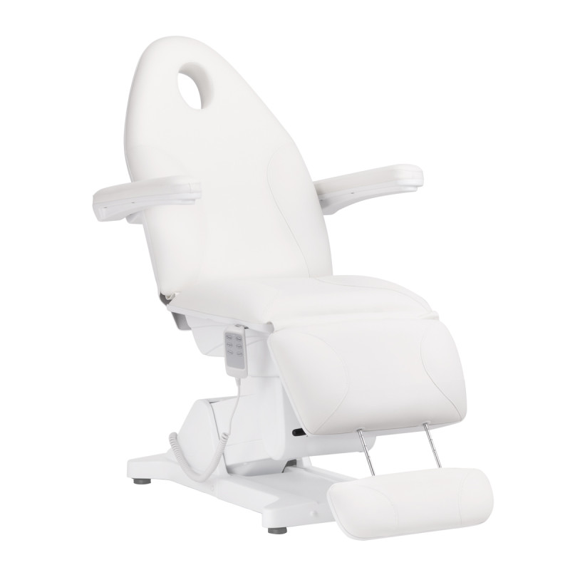 Sillon Basic electric cosmetic chair 3 motors white