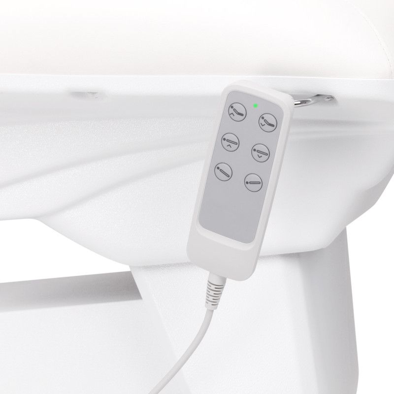 Sillon Basic electric cosmetic chair 3 motors white