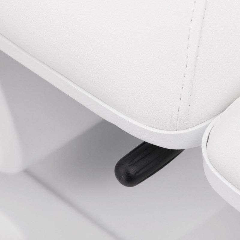 Sillon Basic electric cosmetic chair 3 motors white