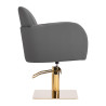 Gabbiano hairdressing chair Malaga gold grey