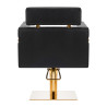 Gabbiano hairdressing chair Toledo gold black
