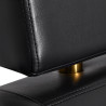 Gabbiano hairdressing chair Toledo gold black